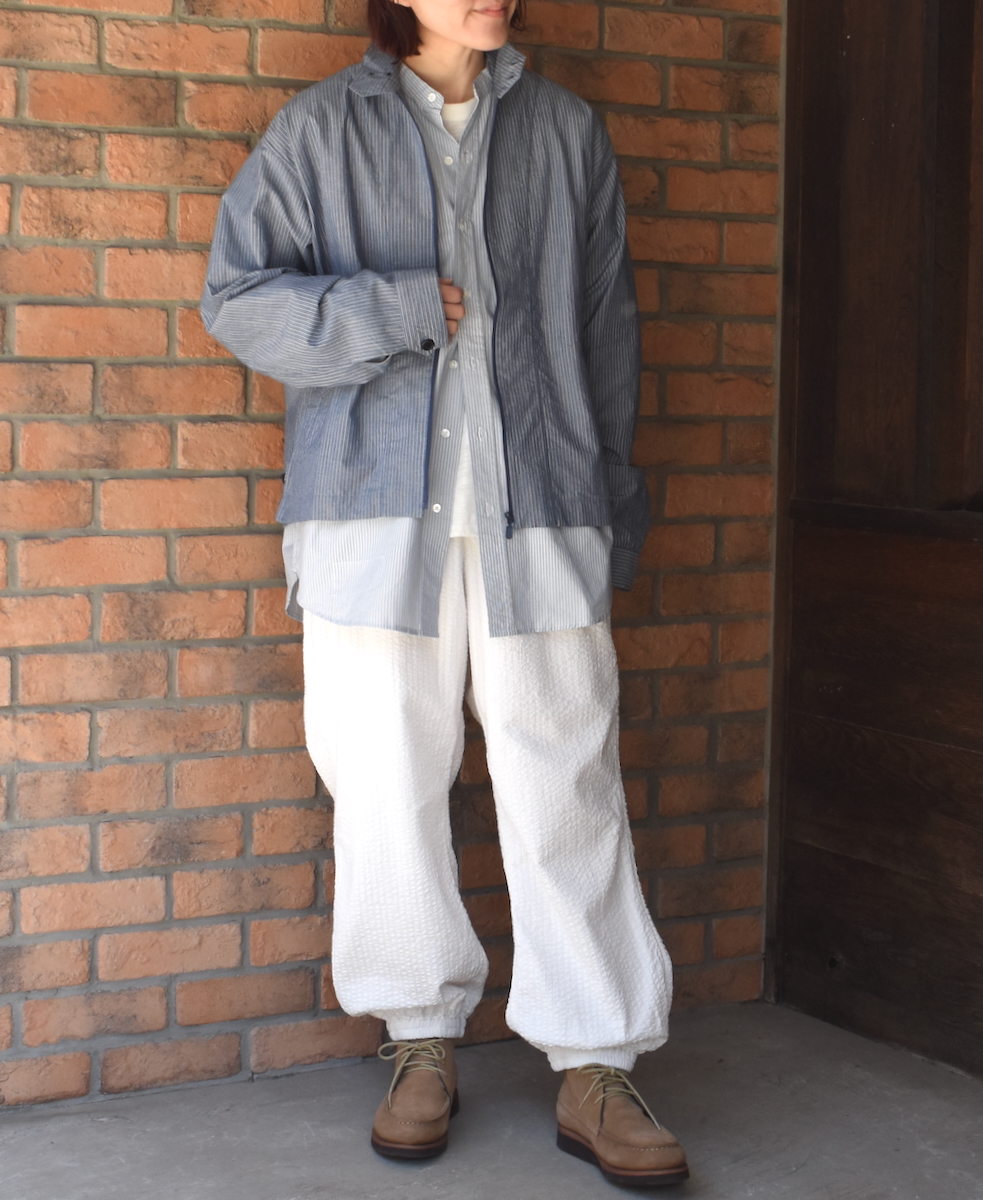 NVL2521(ジャケット) POPLIN STRIPE DRIZZLER JACKET