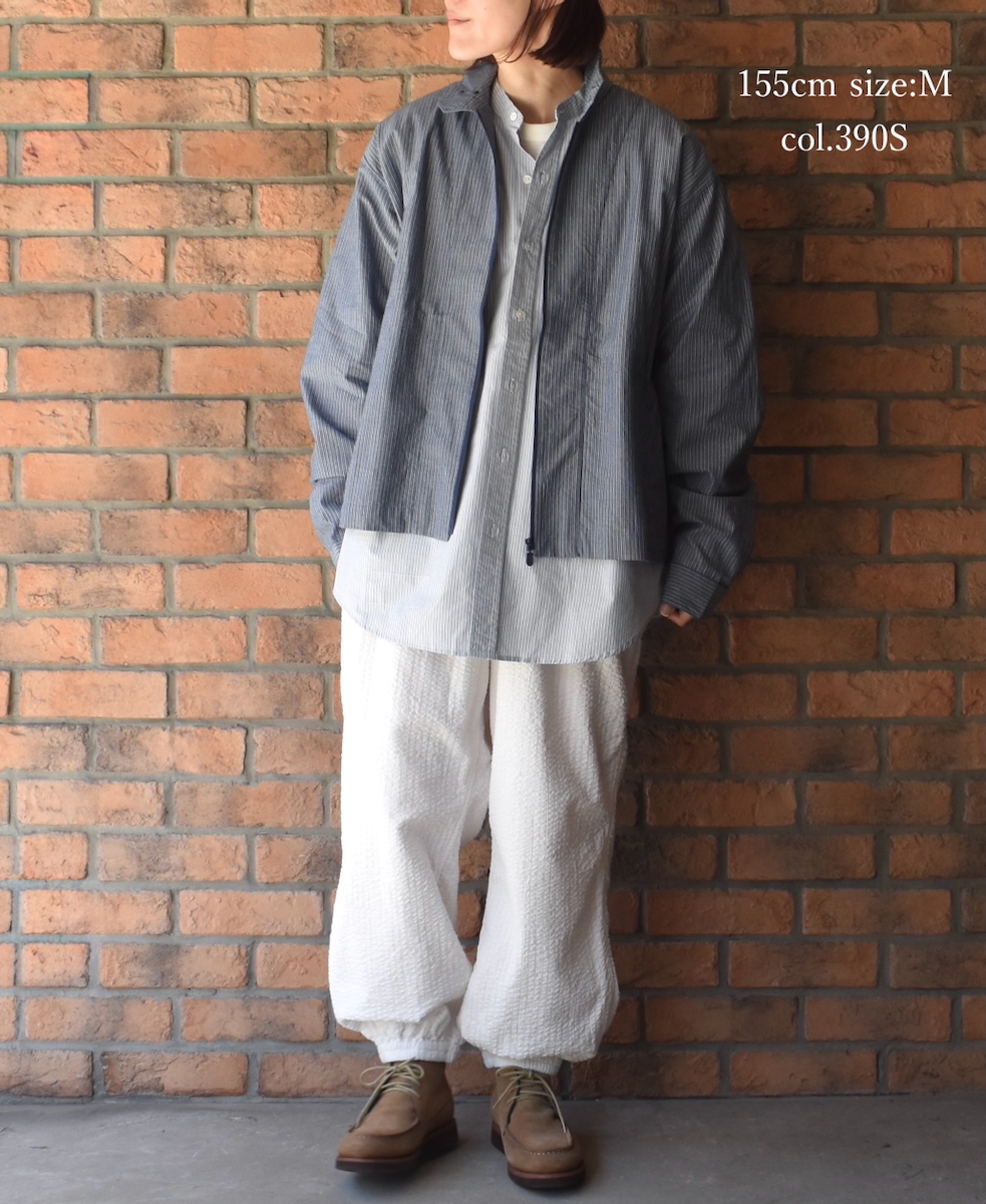 NVL2521(ジャケット) POPLIN STRIPE DRIZZLER JACKET