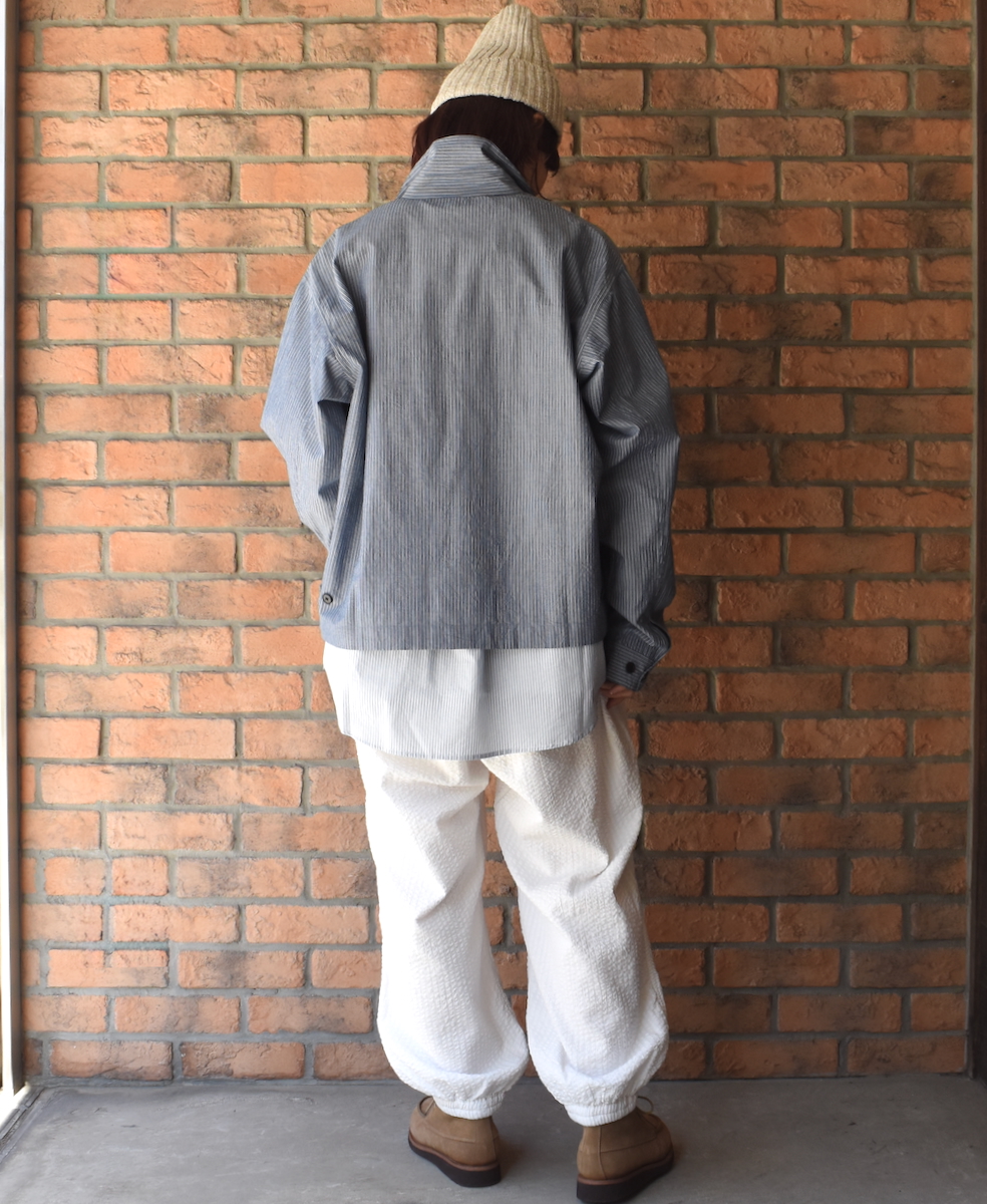 NVL2521(ジャケット) POPLIN STRIPE DRIZZLER JACKET