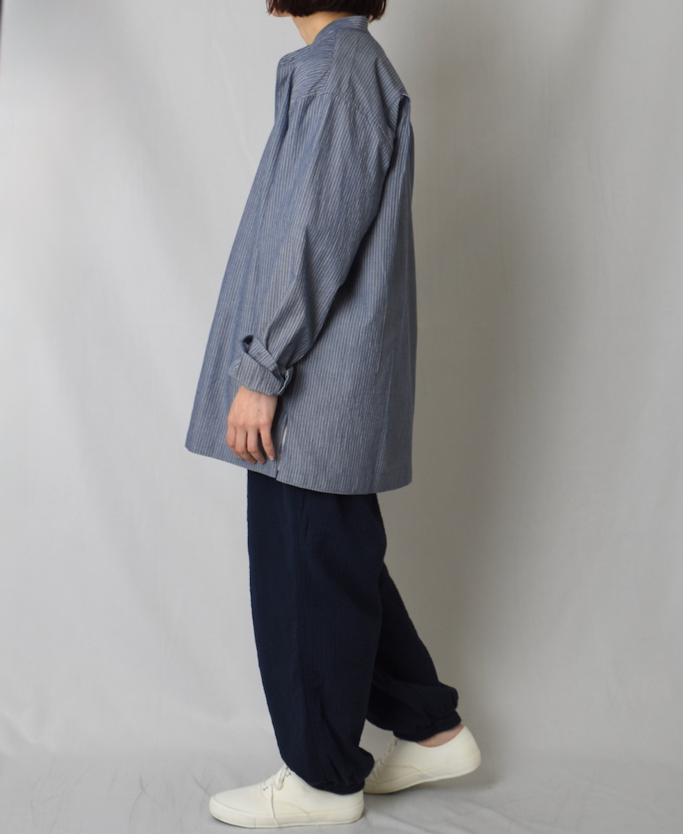 NVL2503SPD(パンツ) SEERSUCKER PLAIN OVERDYE EASY PANTS