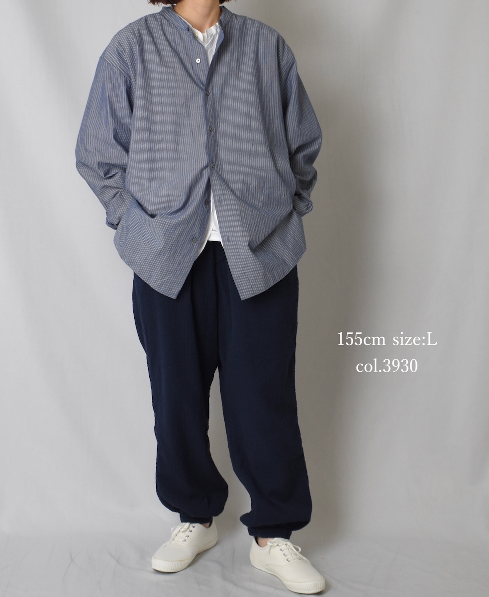 NVL2503SPD(パンツ) SEERSUCKER PLAIN OVERDYE EASY PANTS