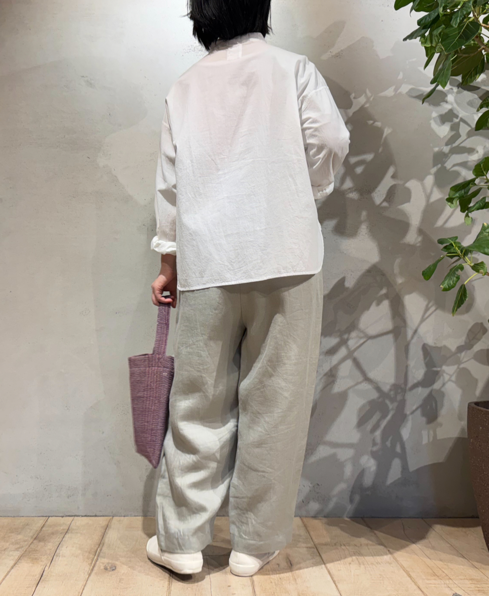 GNMDS2501NLT(パンツ) LINEN TWILL 2TUCK TAPERED EASY PANTS