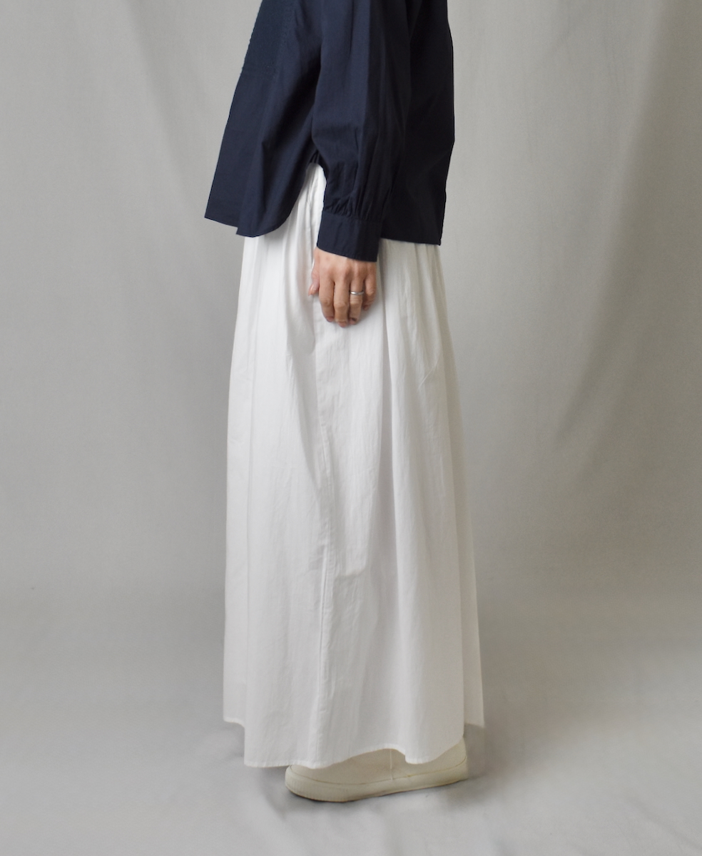NMDS25205(キュロット) 60s ORGANIC CAMBRIC GATHERED CULOTTES