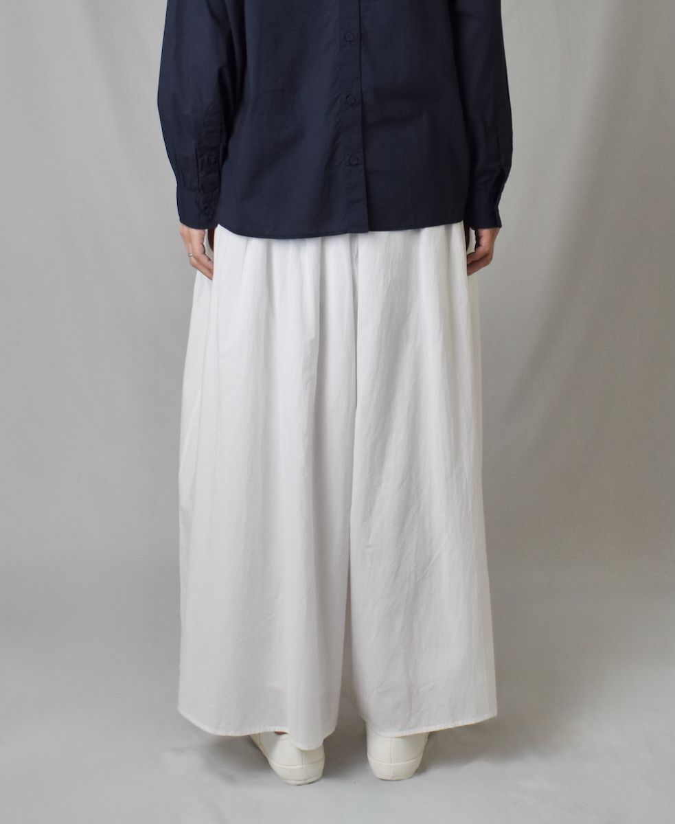 NMDS25205(キュロット) 60s ORGANIC CAMBRIC GATHERED CULOTTES