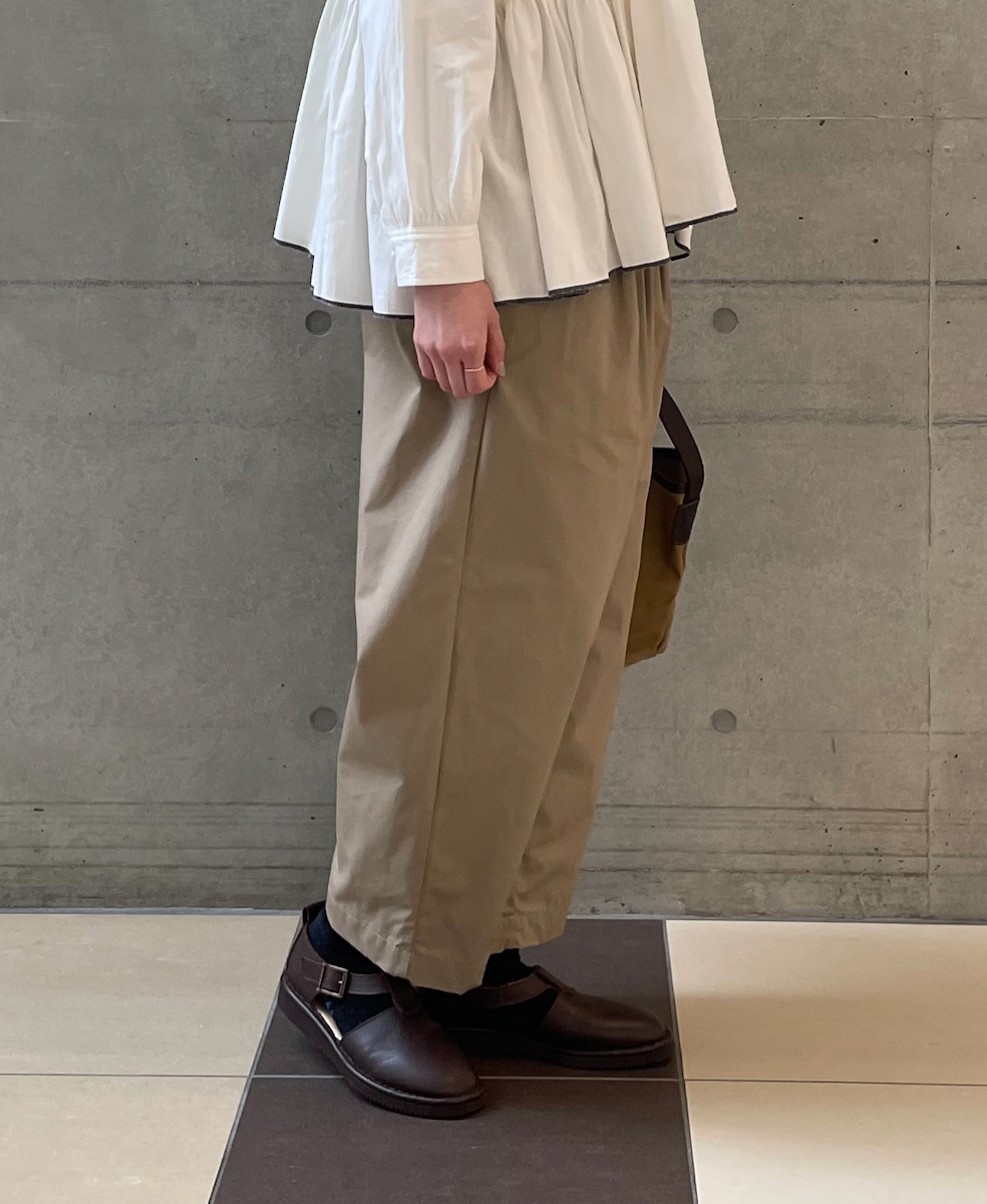 GNMDS2501CW(パンツ) COTTON DYED WEATHER 2TUCK TAPERED EASY PANTS