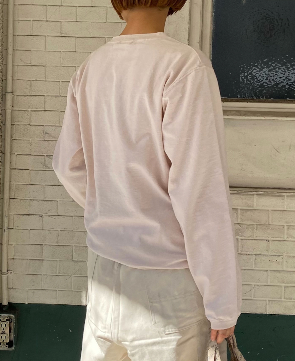 NGW9951 (Tシャツ) CREW NECK L/SL WITH CUFF & HEM RIB