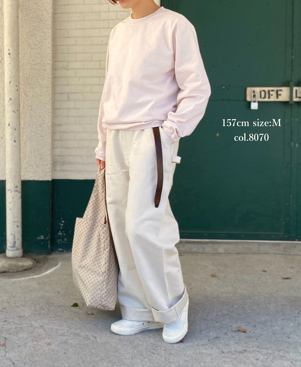 NGW9951 (Tシャツ) CREW NECK L/SL WITH CUFF & HEM RIB