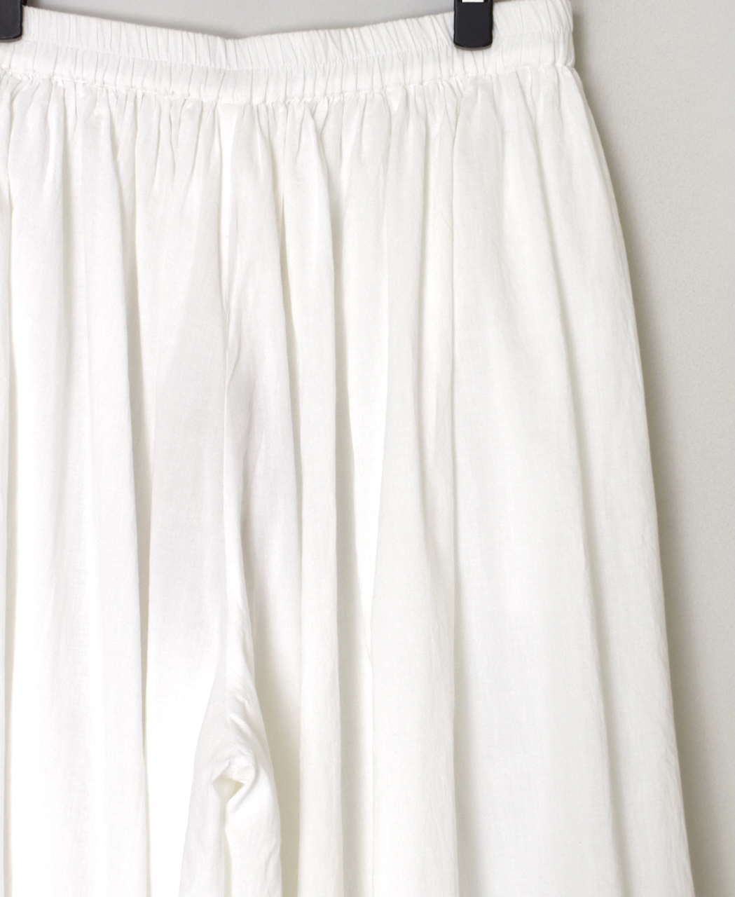 NMDS25205(キュロット) 60s ORGANIC CAMBRIC GATHERED CULOTTES