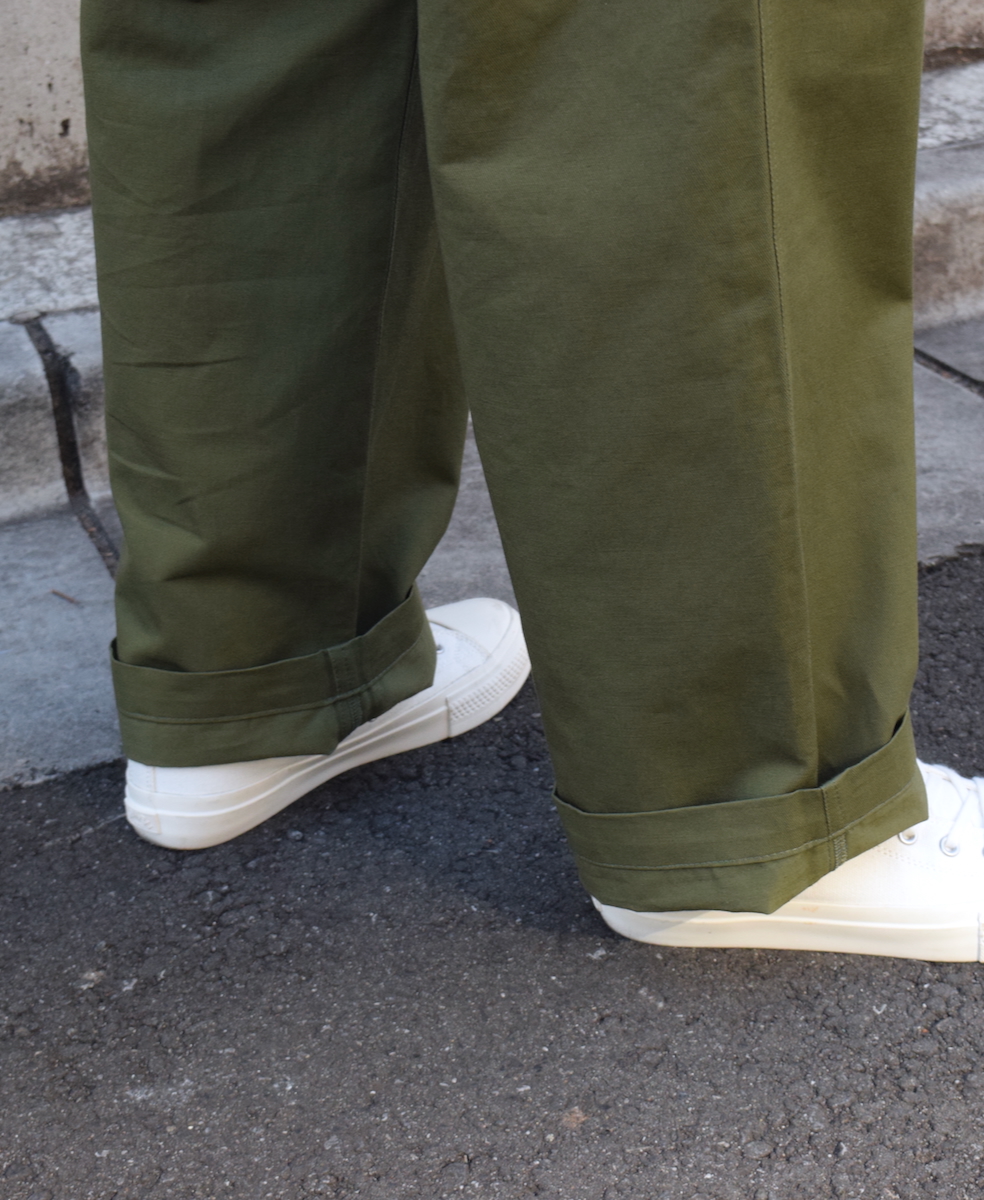 GNHT2451CL(パンツ) COTTON/LINEN KERSEY BAKER PANTS