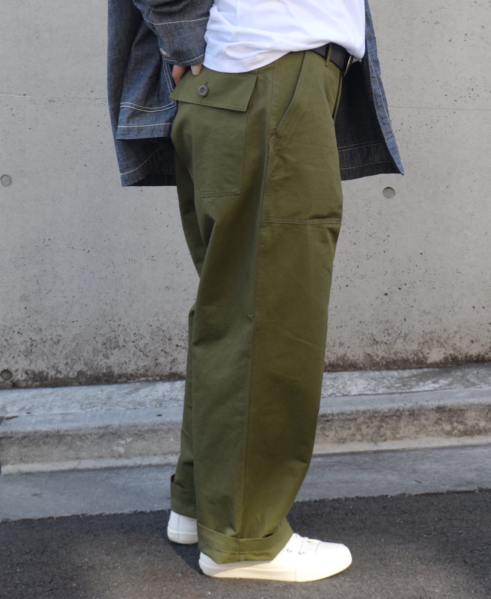 GNHT2451CL(パンツ) COTTON/LINEN KERSEY BAKER PANTS