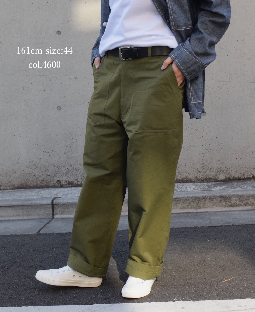 GNHT2451CL(パンツ) COTTON/LINEN KERSEY BAKER PANTS