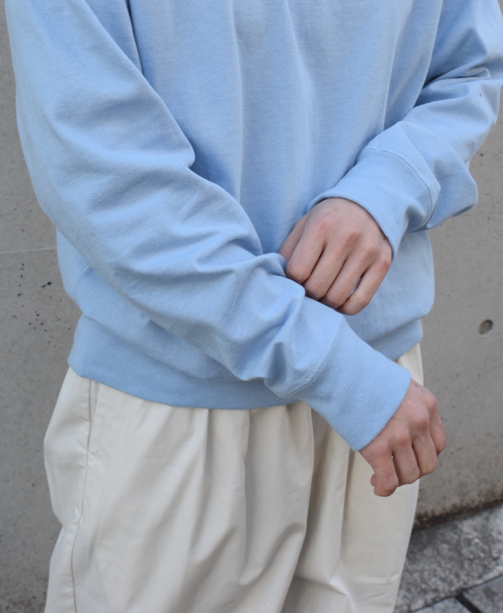 GNAM2401 (Tシャツ) SINGLE JERSEY MOCK-NECK LONG SLEEVE T-SHIRT