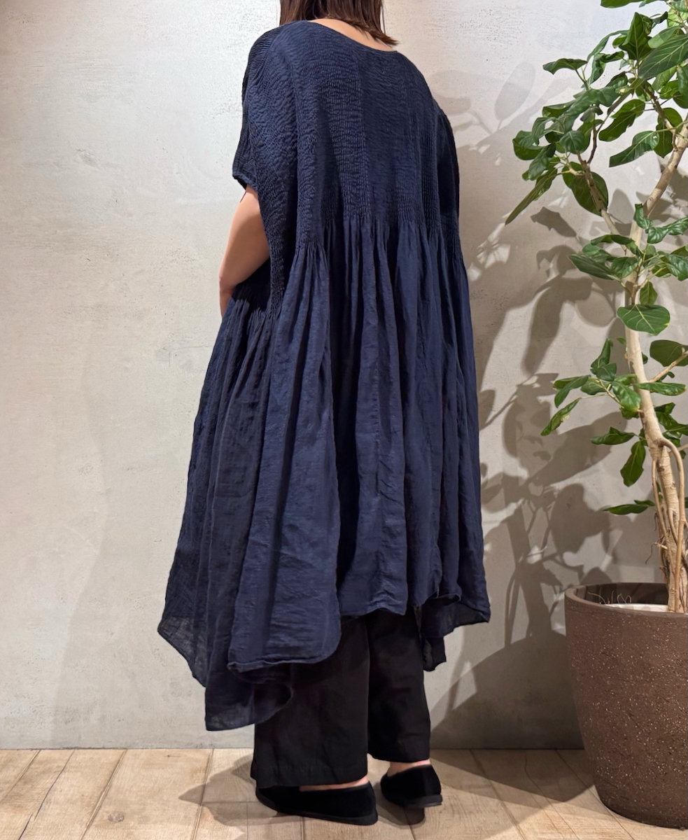 GNMDS2102CL (パンツ) 5.1oz WASHED COTTON / LINEN DENIM EASY WIDE PANTS