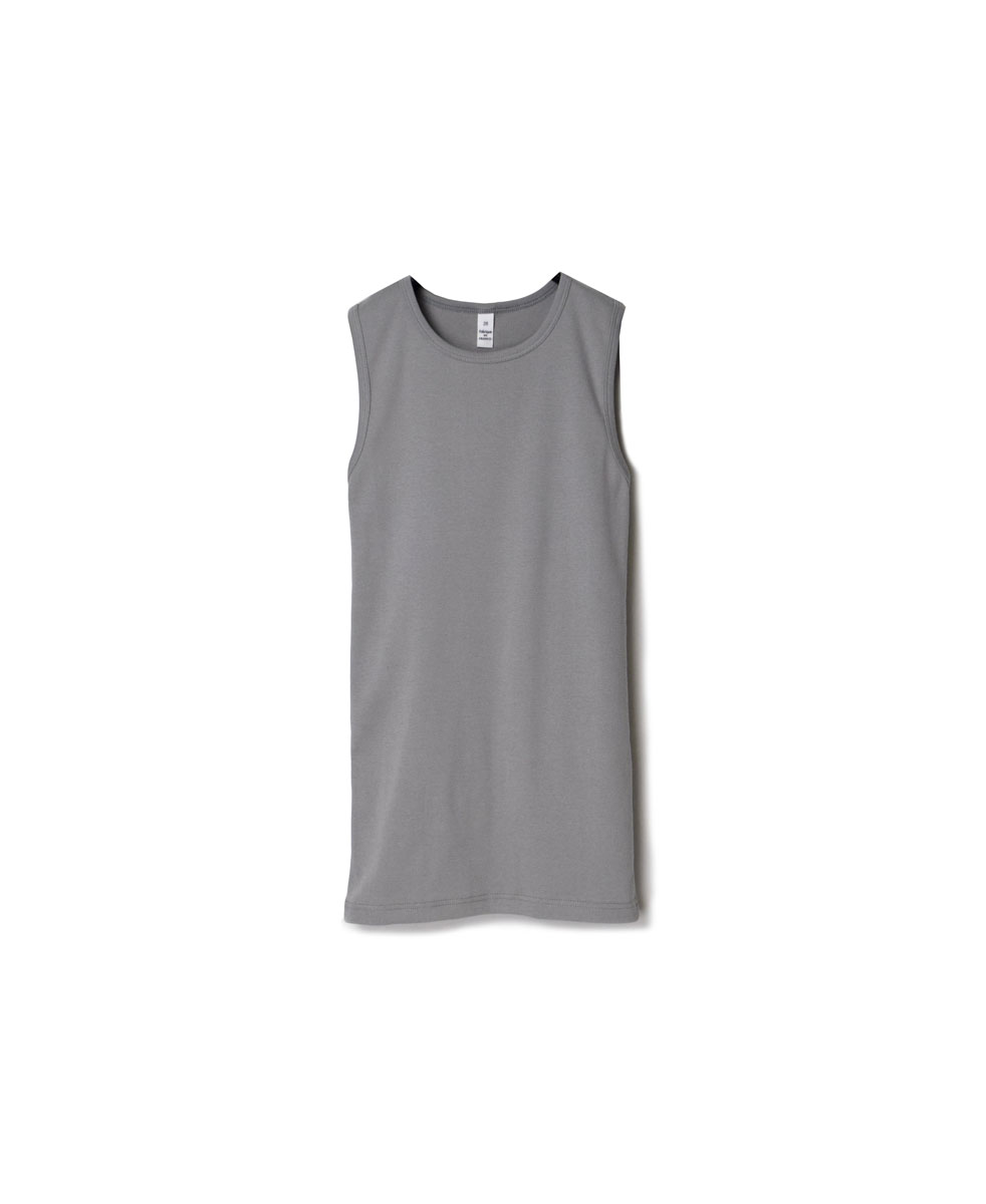 NMF1801 (ノースリーブ) 1x1 RIB COTTON CREW-NECK SLEEVELESS-T