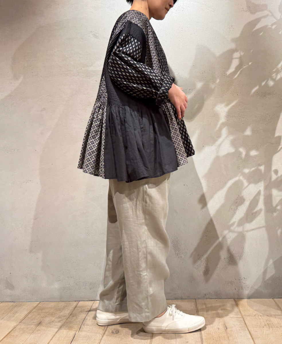 GNMDS2501NLT(パンツ) LINEN TWILL 2TUCK TAPERED EASY PANTS