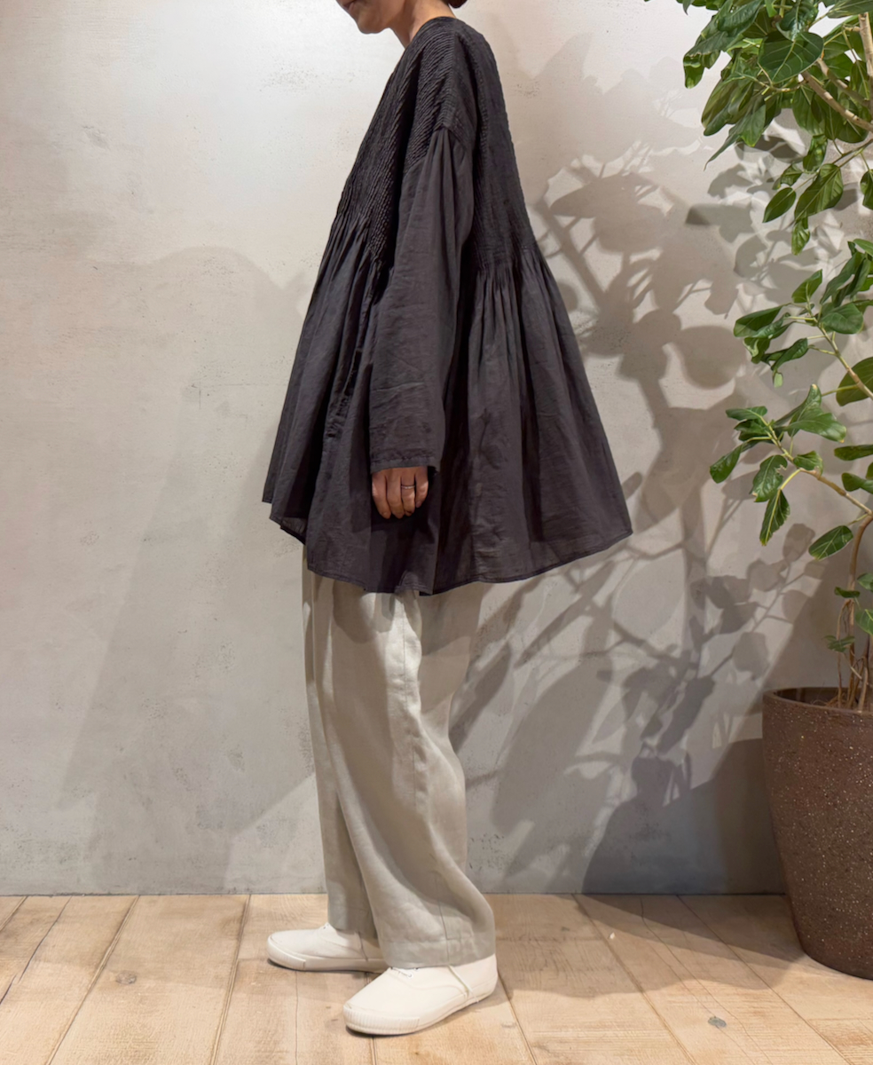 GNMDS2501NLT(パンツ) LINEN TWILL 2TUCK TAPERED EASY PANTS