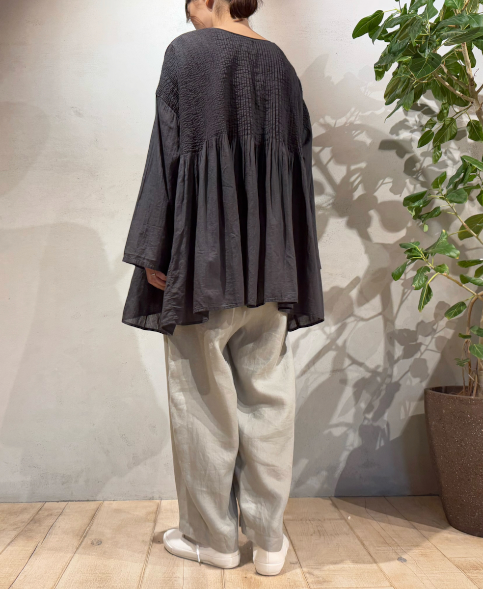 GNMDS2501NLT(パンツ) LINEN TWILL 2TUCK TAPERED EASY PANTS