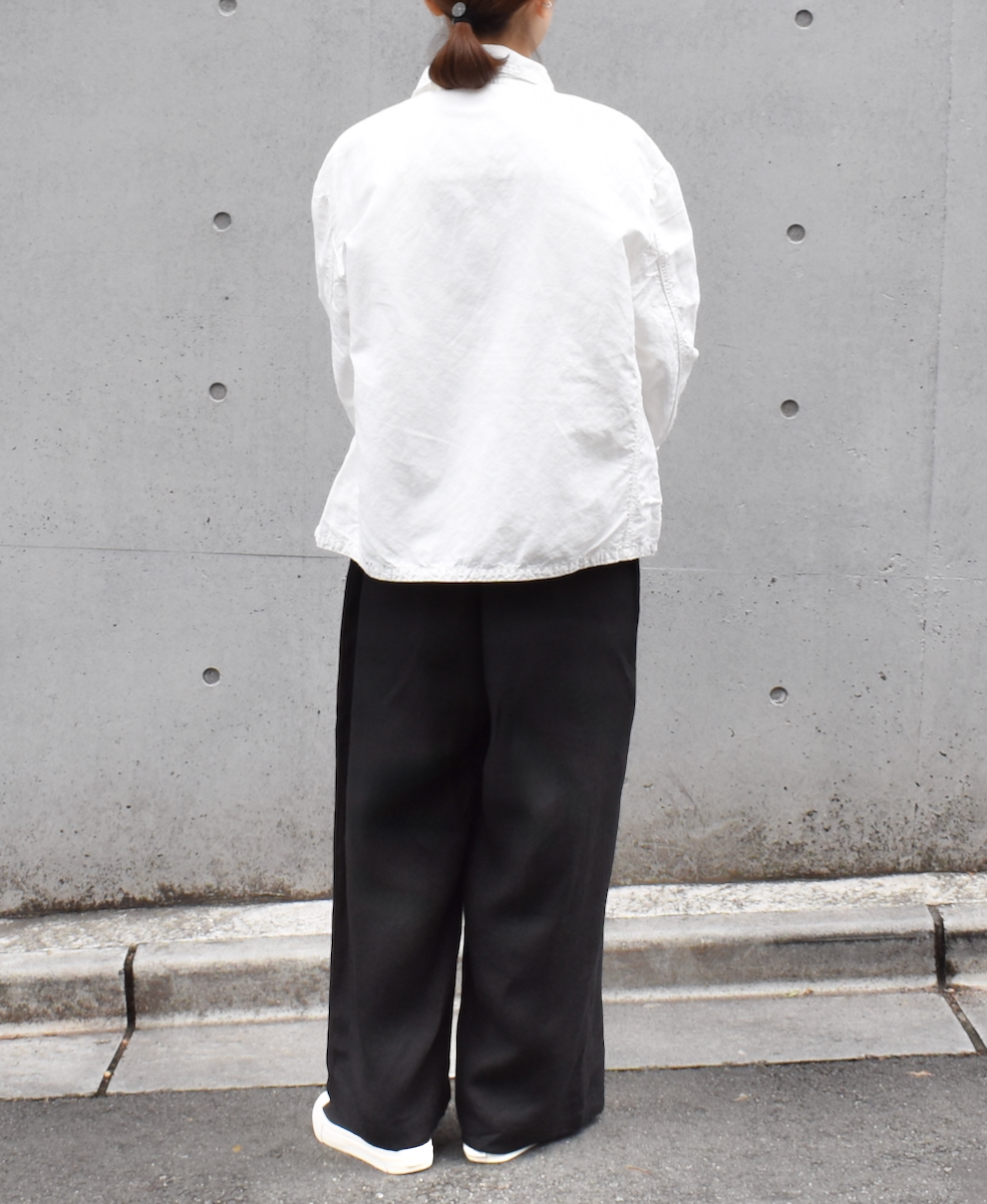 ●GNMDS2502NLT(パンツ) LINEN TWILL 2TUCK WIDE EASY PANTS