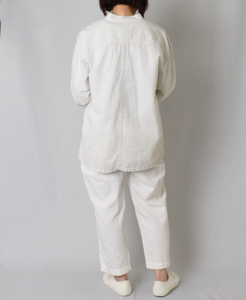 GNMDS2101CL (パンツ) 5.1oz WASHED COTTON / LINEN DENIM EASY TAPERED PANTS
