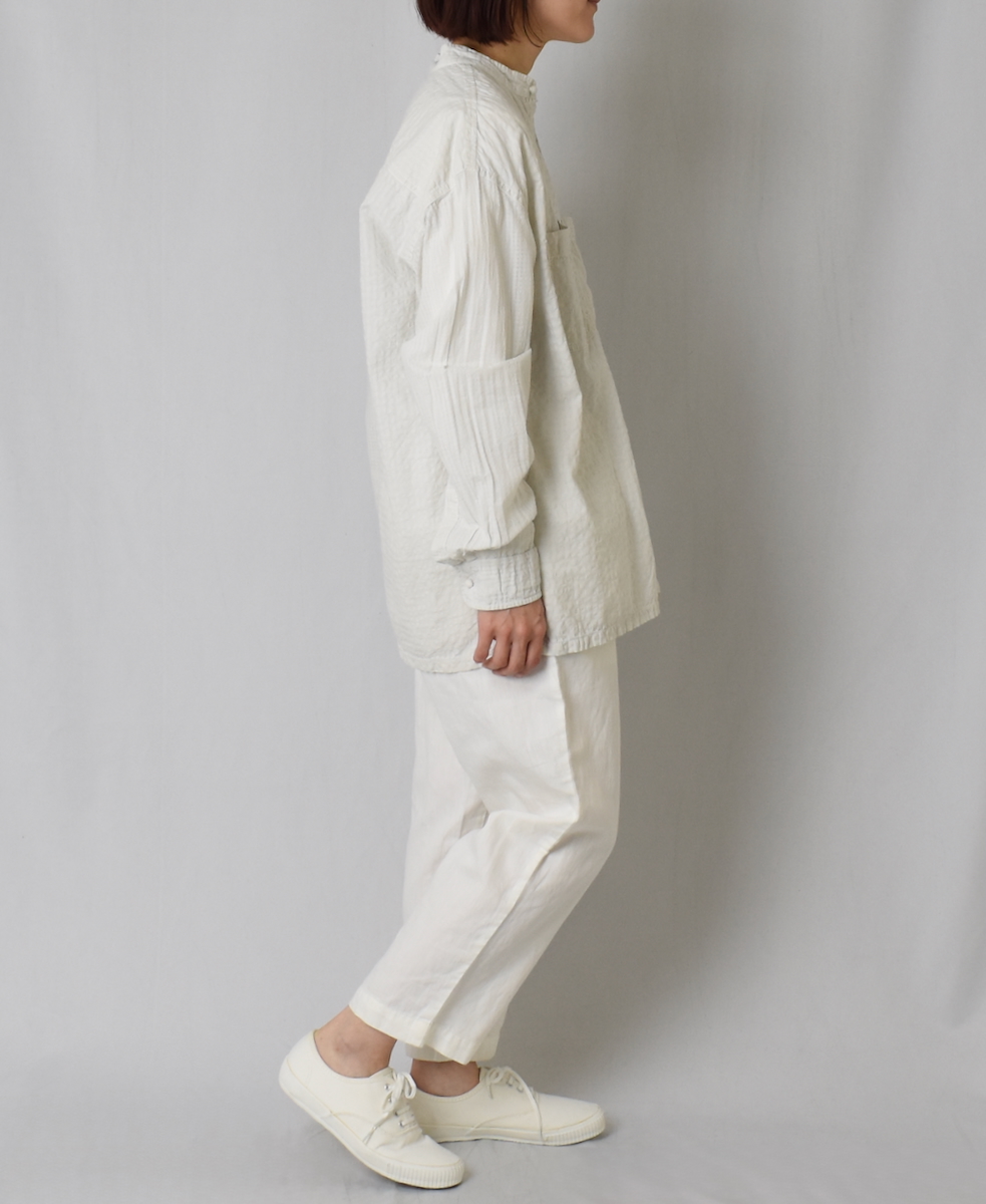 GNMDS2101CL (パンツ) 5.1oz WASHED COTTON / LINEN DENIM EASY TAPERED PANTS