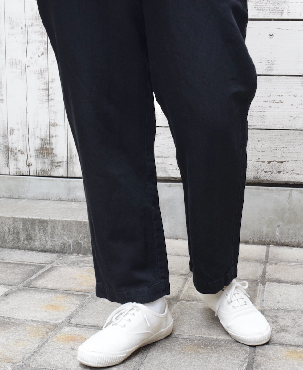 GNMDS2101CL (パンツ) 5.1oz WASHED COTTON / LINEN DENIM EASY TAPERED PANTS