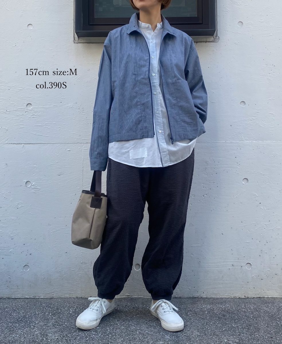 NVL2521(ジャケット) POPLIN STRIPE DRIZZLER JACKET