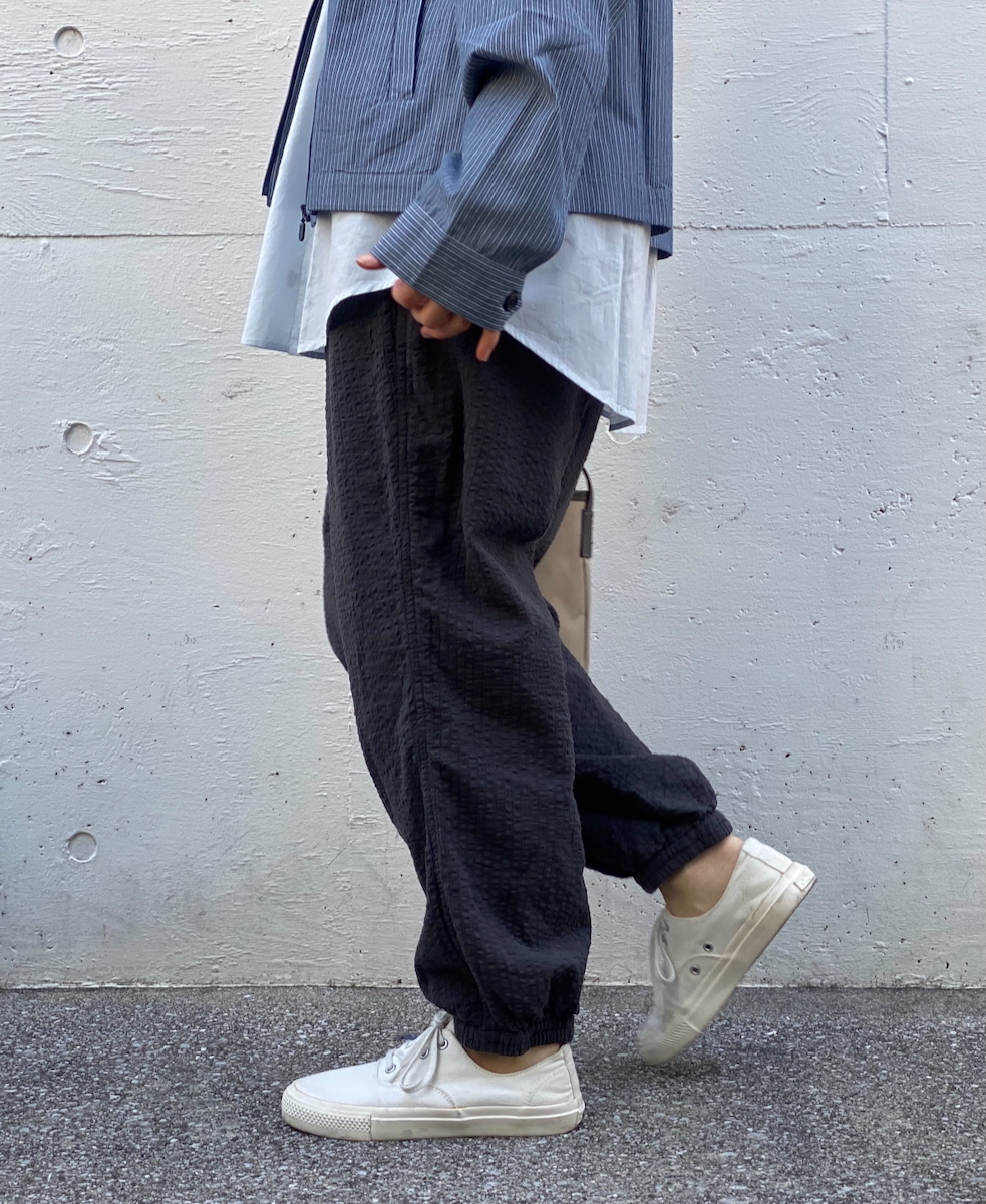 NVL2503SPD(パンツ) SEERSUCKER PLAIN OVERDYE EASY PANTS