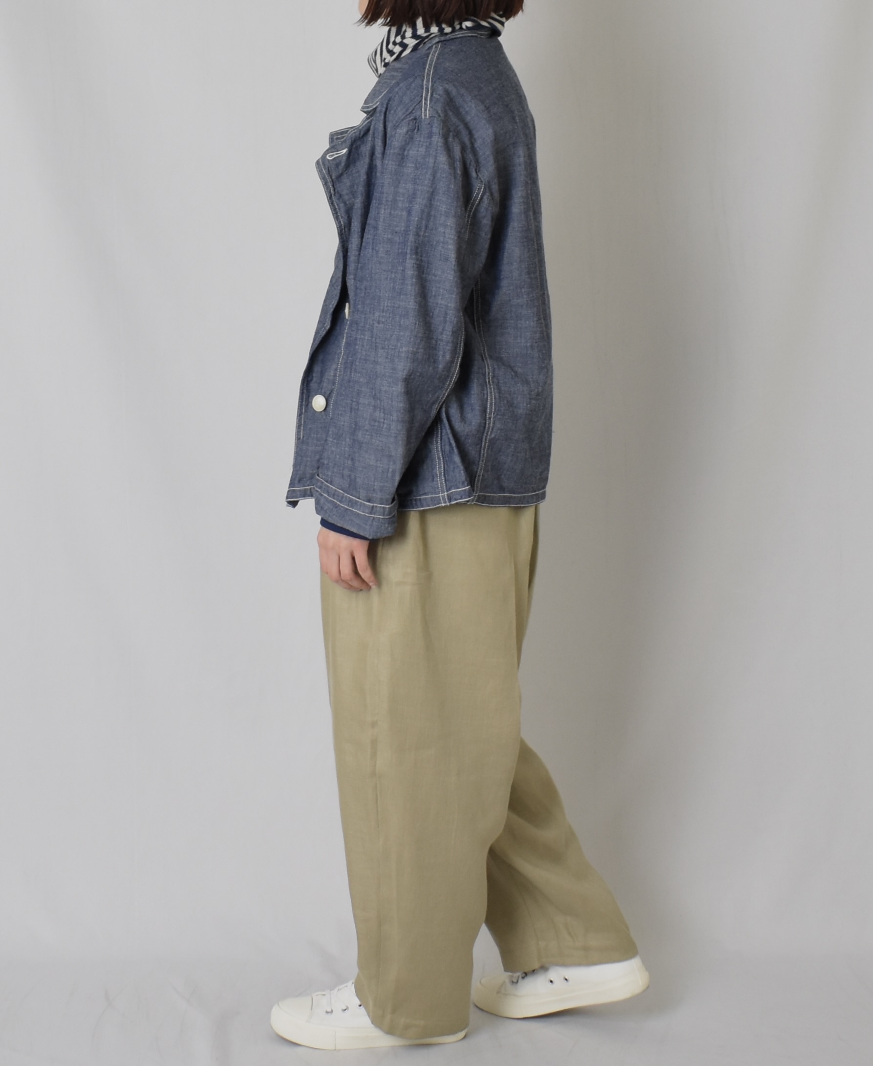 GNMDS2501NLT(パンツ) LINEN TWILL 2TUCK TAPERED EASY PANTS
