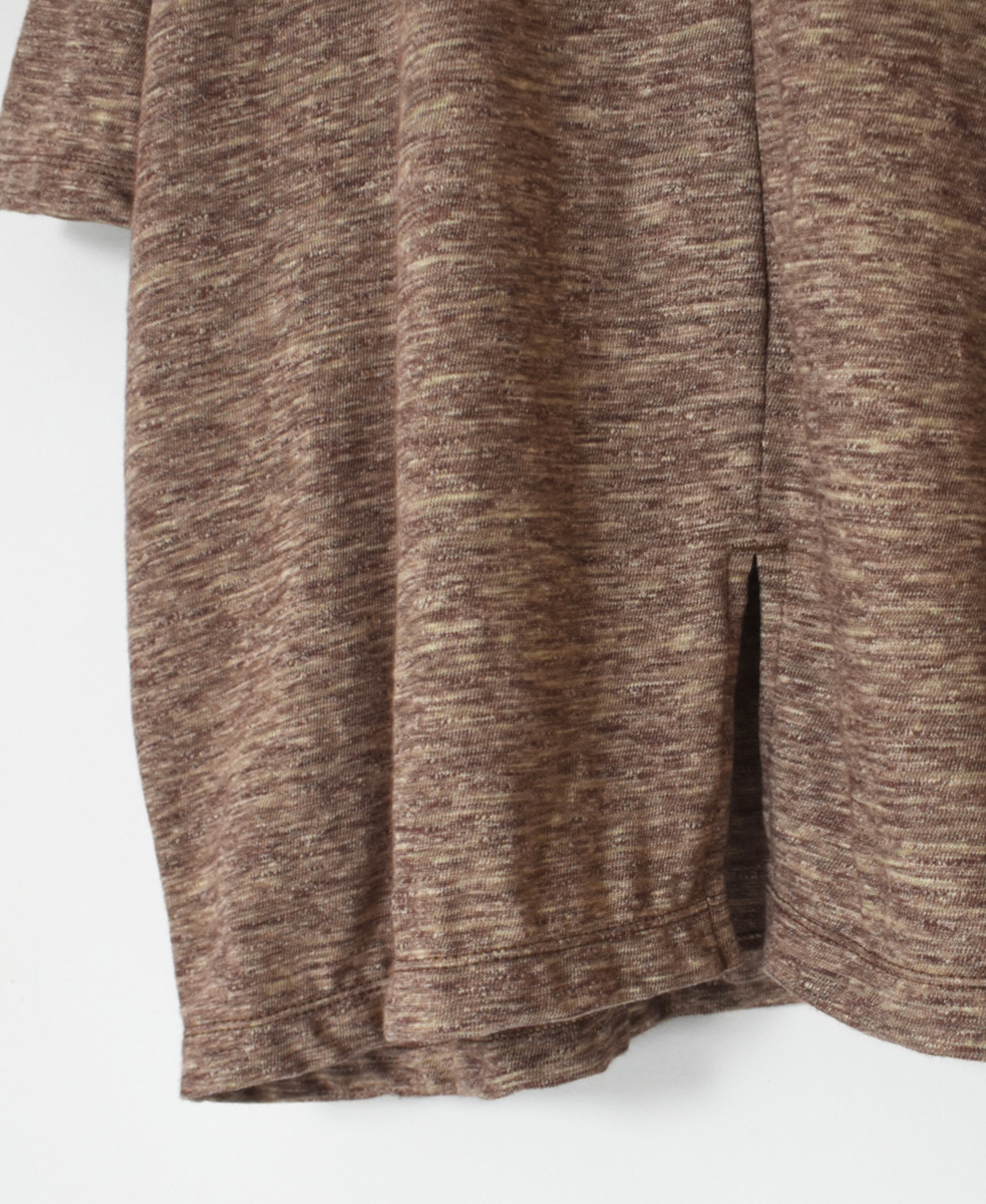 GNSL24041 (Tシャツ) SLUB VINTAGE CREW-NECK BACKSIDE SLIT T-SHIRT