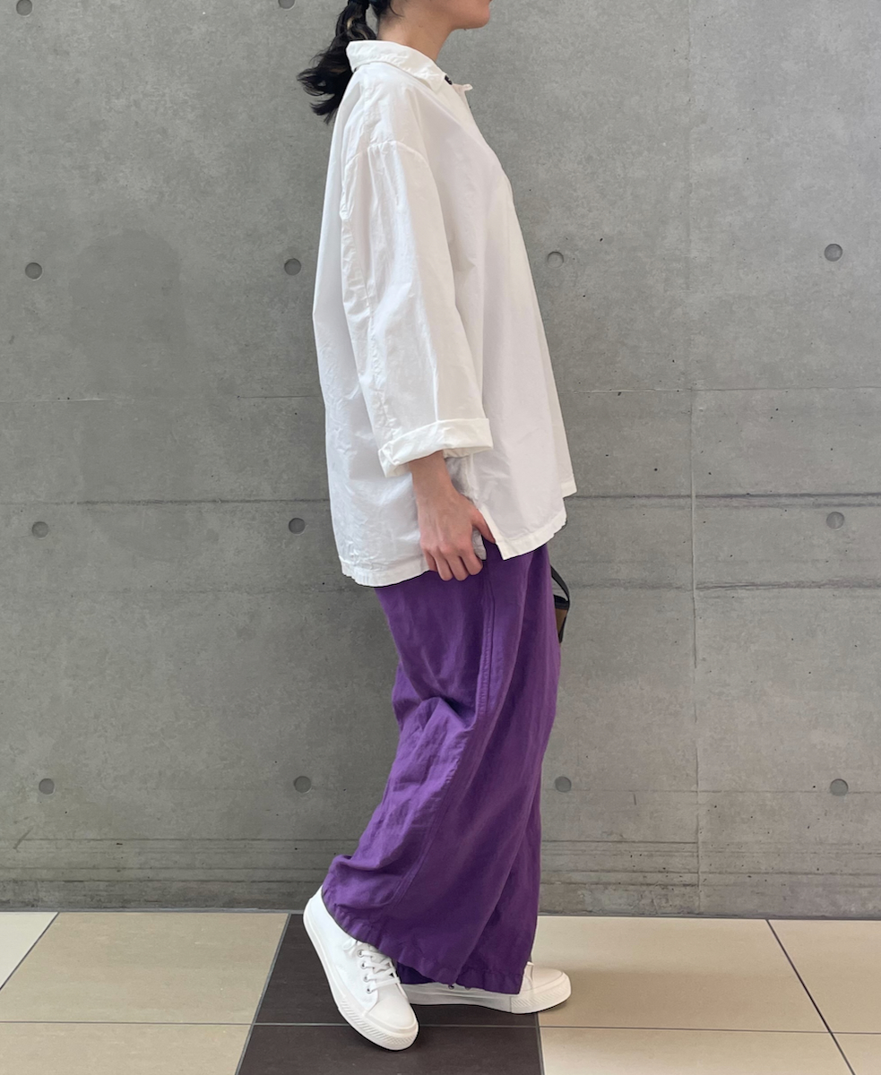 ISNAM2521D(シャツ) 50s POPLIN AUTOLOOM OVERDYE SKIPPER SHIRT