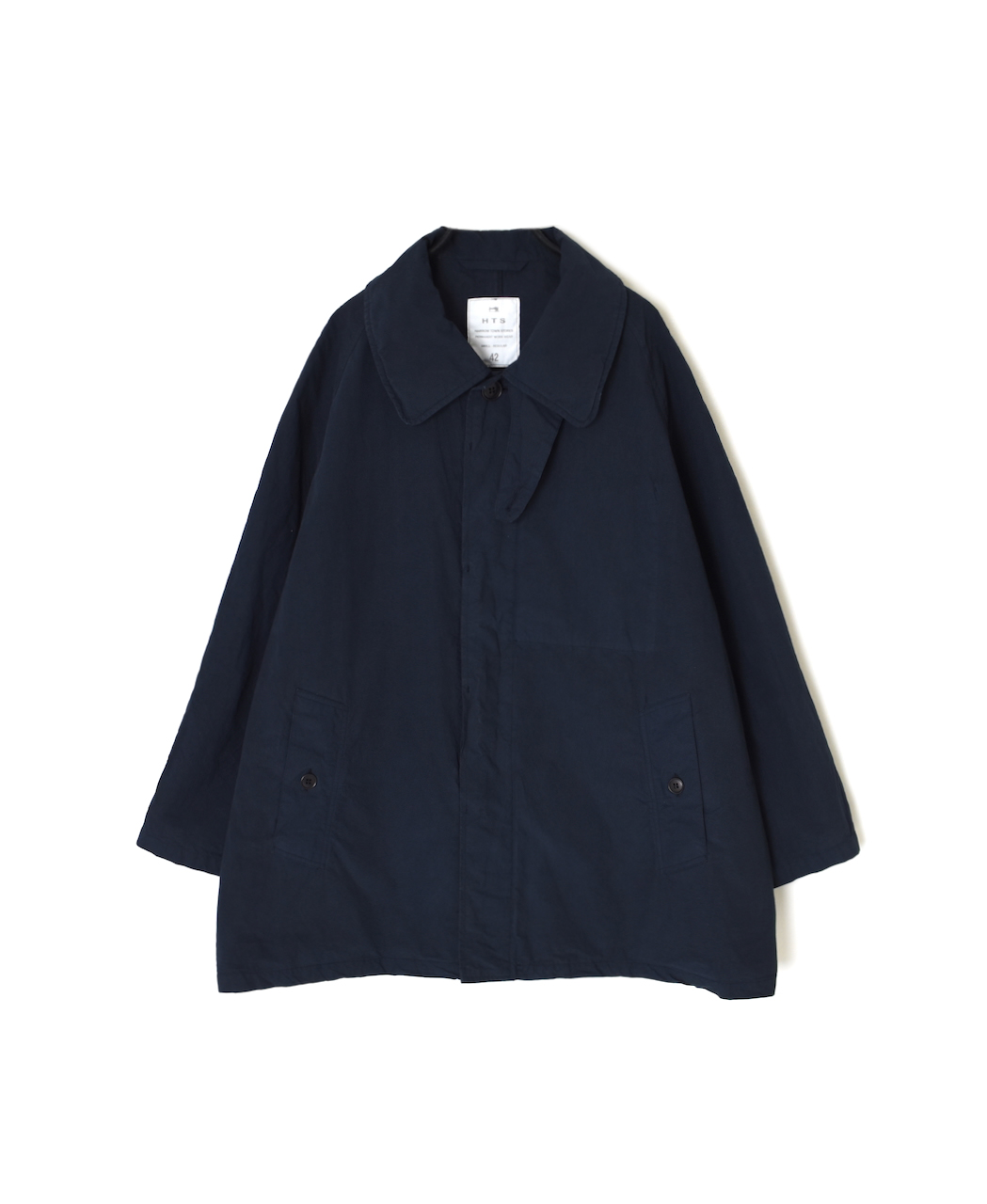 NHT2352TC (コート) LIGHT WEIGHT COTTON OVERDYE BALMACAAN SHORT COAT