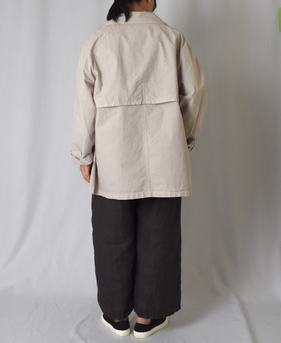 NHT2352TC (コート) LIGHT WEIGHT COTTON OVERDYE BALMACAAN SHORT COAT