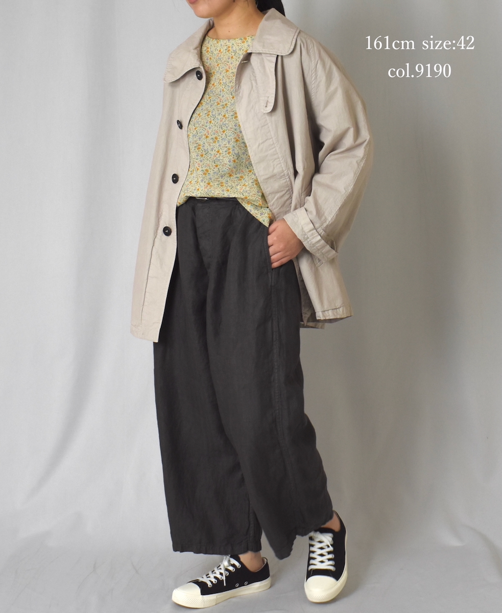 NHT2352TC (コート) LIGHT WEIGHT COTTON OVERDYE BALMACAAN SHORT COAT