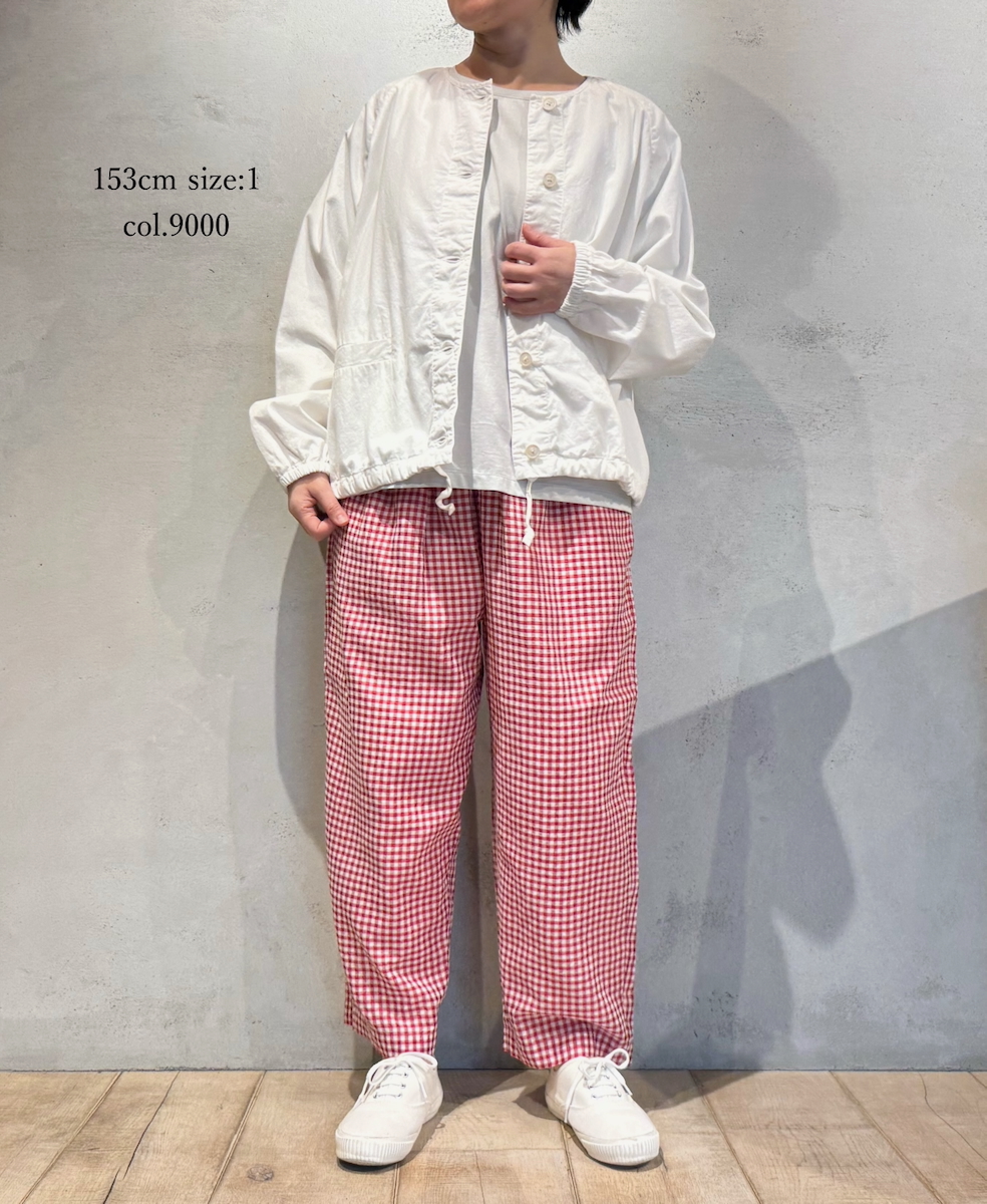 NMDS24633W(ジャケット) 40s ORGANIC POPLIN RAGLAN STRING JACKET