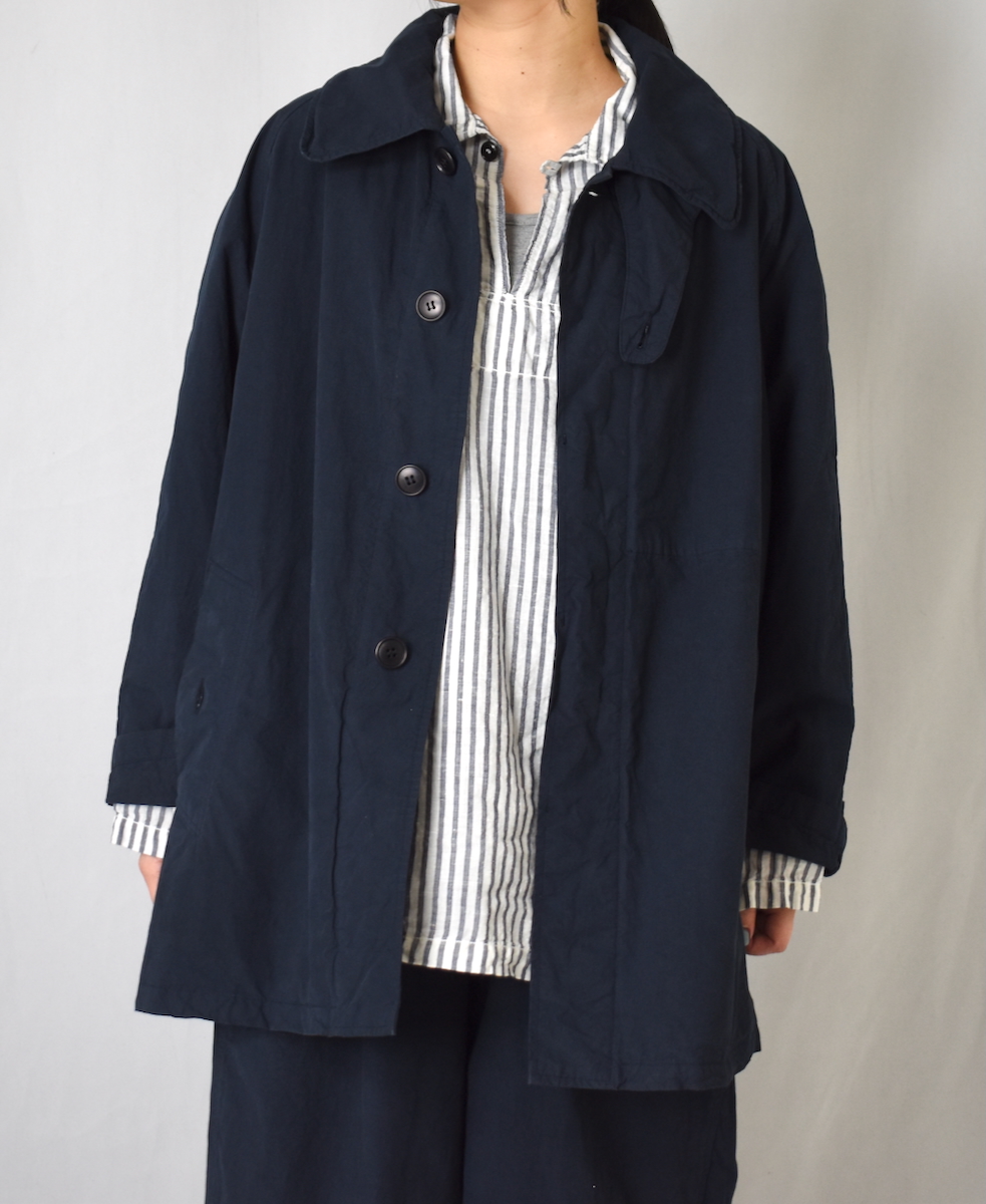 NHT2352TC (コート) LIGHT WEIGHT COTTON OVERDYE BALMACAAN SHORT COAT