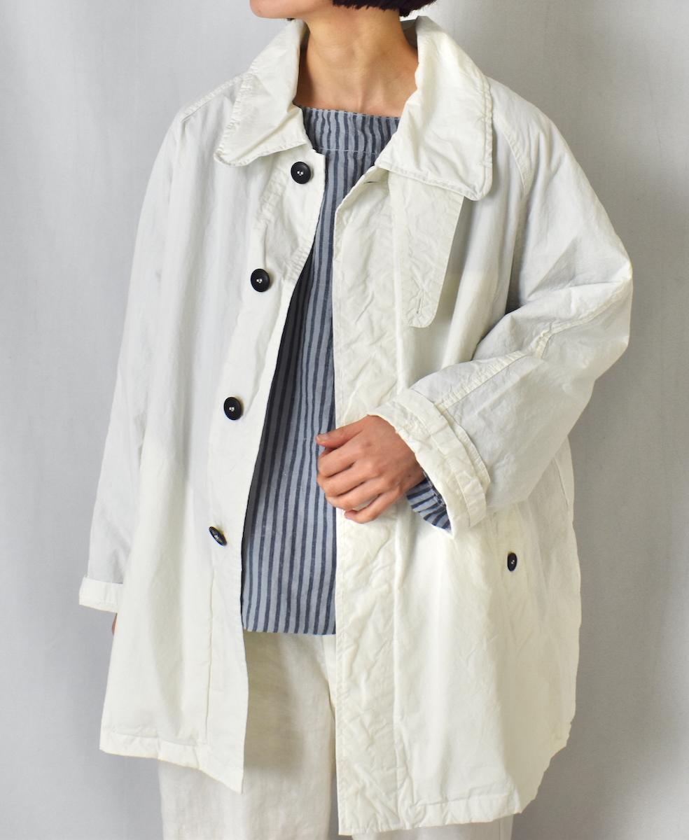 NHT2352TC (コート) LIGHT WEIGHT COTTON OVERDYE BALMACAAN SHORT COAT