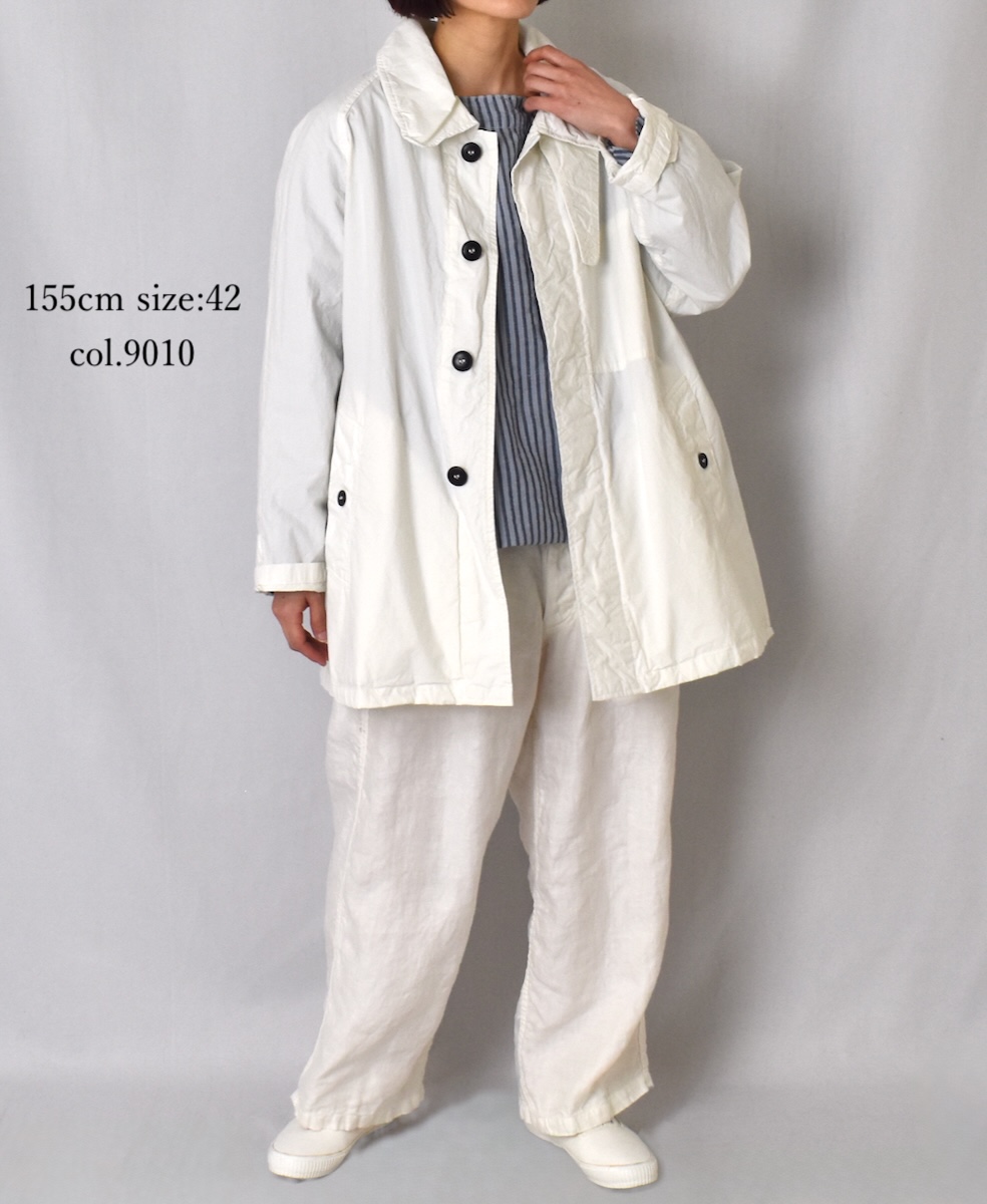NHT2352TC (コート) LIGHT WEIGHT COTTON OVERDYE BALMACAAN SHORT COAT