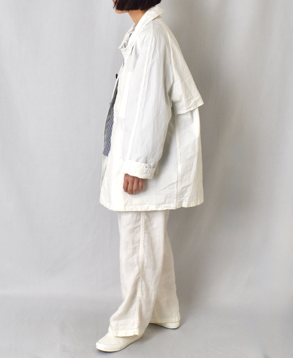 NHT2352TC (コート) LIGHT WEIGHT COTTON OVERDYE BALMACAAN SHORT COAT