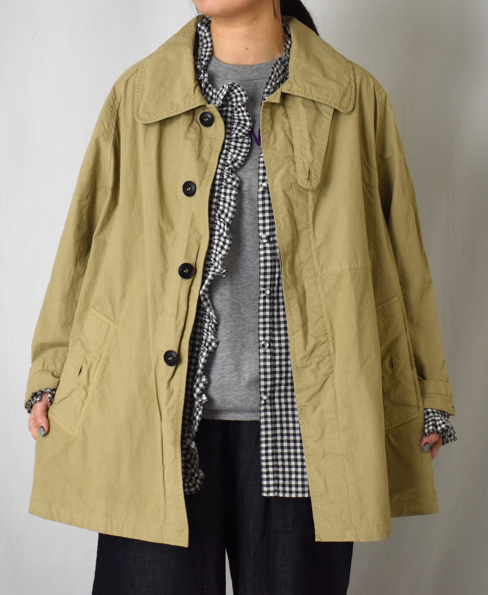 NHT2352TC (コート) LIGHT WEIGHT COTTON OVERDYE BALMACAAN SHORT COAT