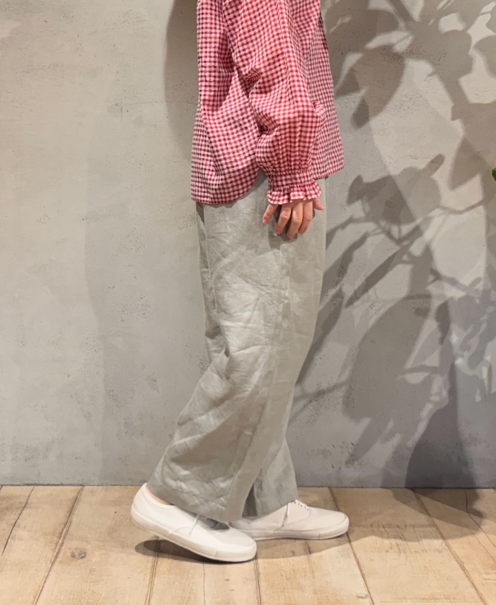 GNMDS2501NLT(パンツ) LINEN TWILL 2TUCK TAPERED EASY PANTS