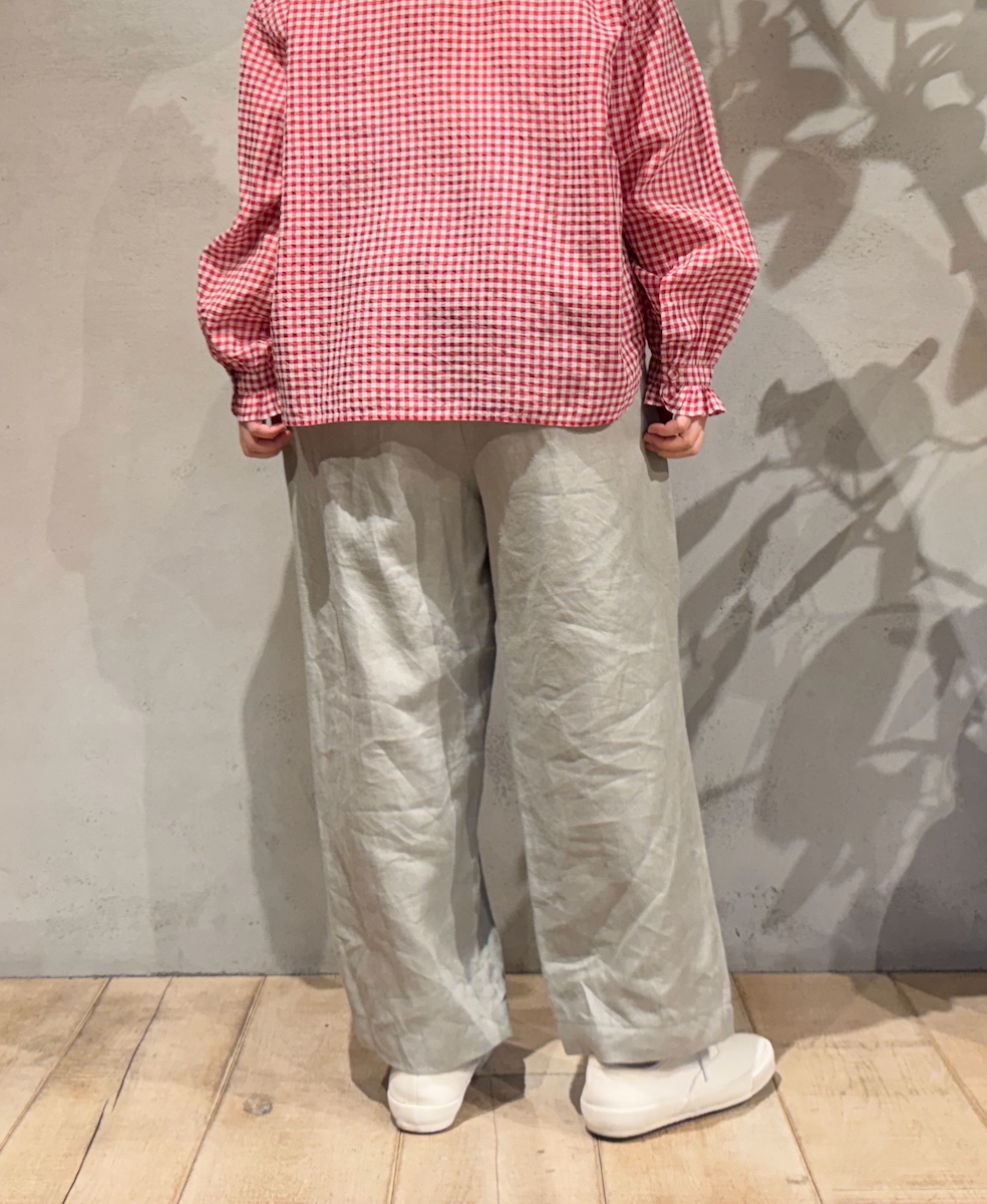GNMDS2501NLT(パンツ) LINEN TWILL 2TUCK TAPERED EASY PANTS
