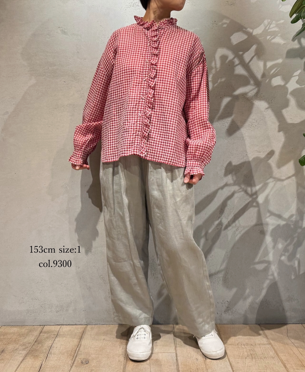 GNMDS2501NLT(パンツ) LINEN TWILL 2TUCK TAPERED EASY PANTS