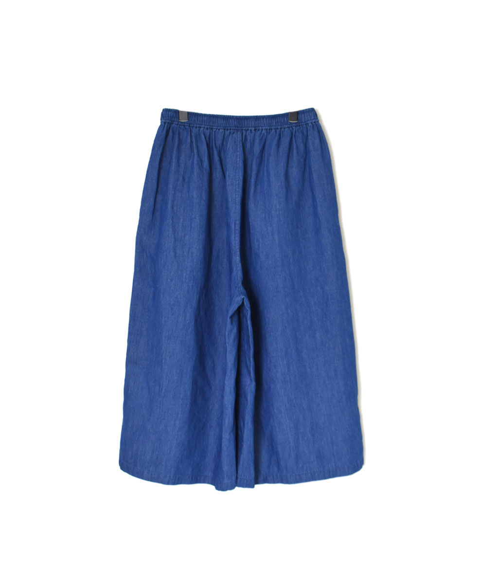 GNMDS2062CL (パンツ) 5.1oz WASHED COTTON / LINEN DENIM WIDE EASY PANTS
