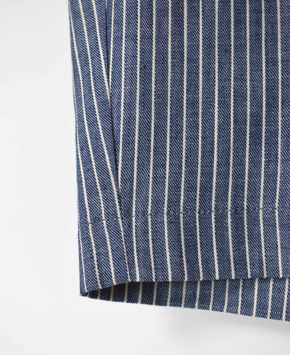 GNSL25010(パンツ) INDIGO TWILL STRIPE EASY TAPERED PANTS