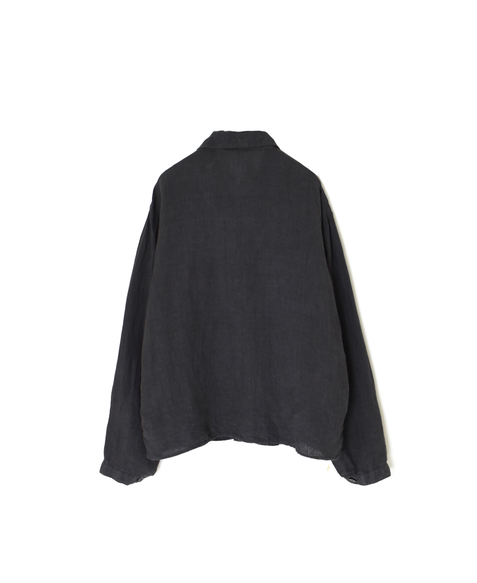 IMDSH2531LPD(ジャケット) 60s LINEN PLAIN(OVERDYE) WORK JACKET