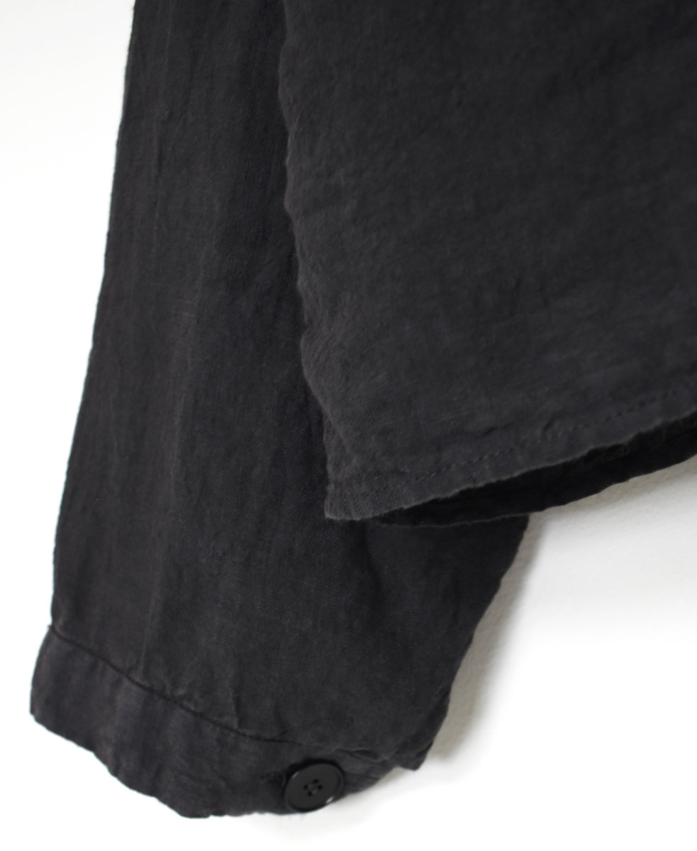 IMDSH2531LPD(ジャケット) 60s LINEN PLAIN(OVERDYE) WORK JACKET