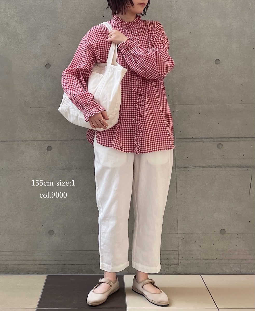 GNMDS2101CL (パンツ) 5.1oz WASHED COTTON / LINEN DENIM EASY TAPERED PANTS