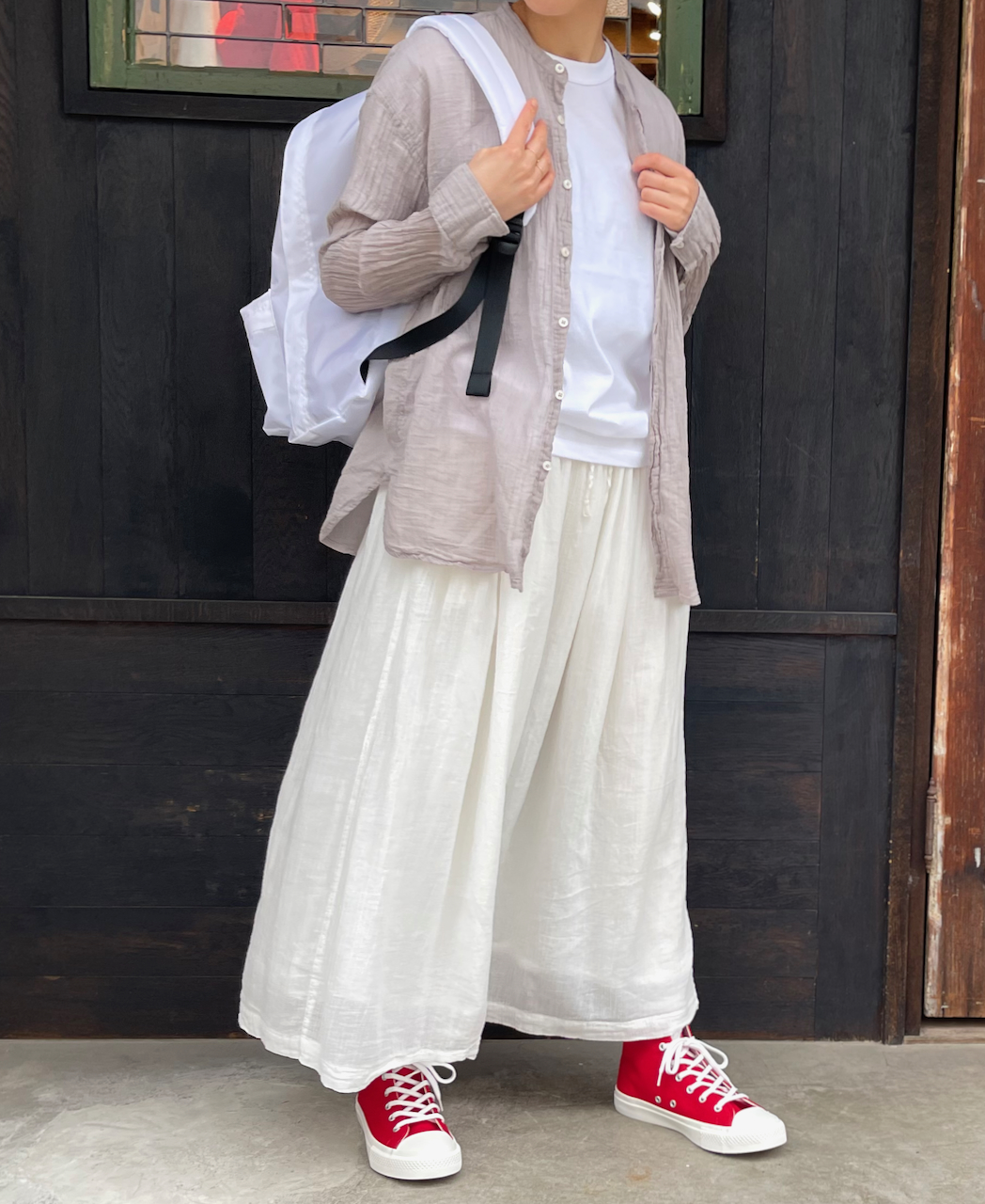 NAMC0702 (スニーカー) HIGH-CUT CANVAS SNEAKER