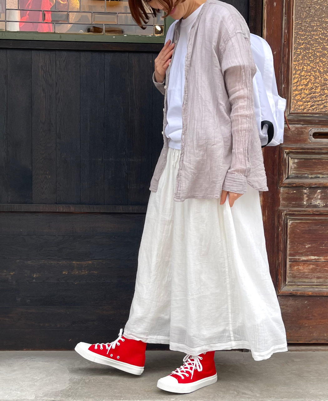 NAMC0702 (スニーカー) HIGH-CUT CANVAS SNEAKER