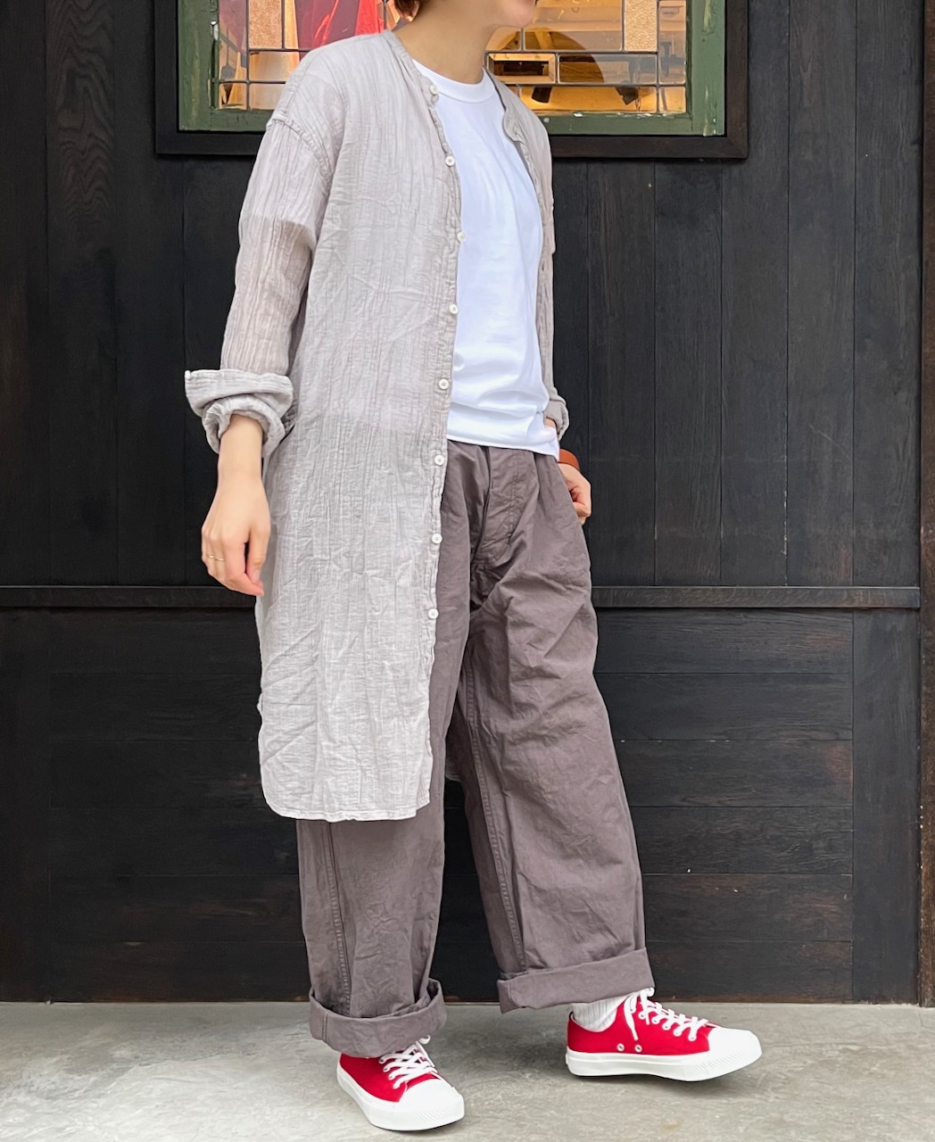 NAMC0701 (スニーカー) LOW-CUT CANVAS SNEAKER